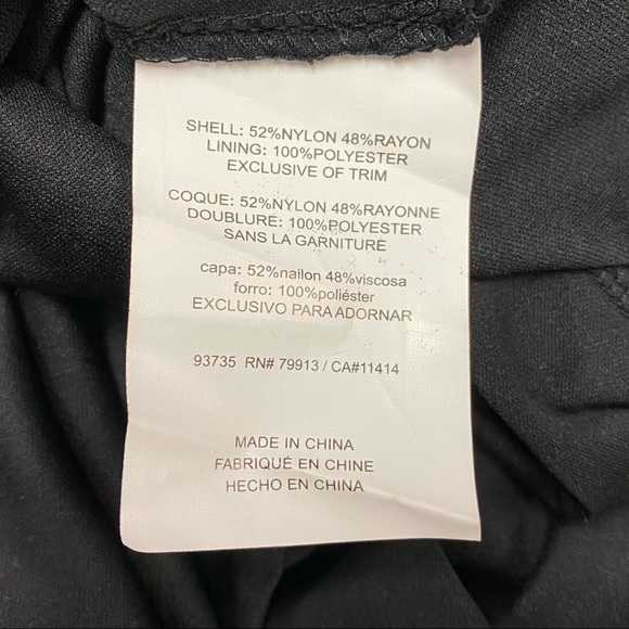 MOTHERHOOD Black Lace Belted Dress w/Plunging Back - Picture 11 of 12